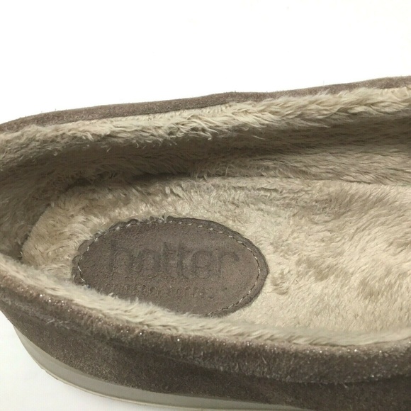 Hotter Comfort Concept~Wrap~Loafer~Suede~Fur Lined - Picture 6 of 8